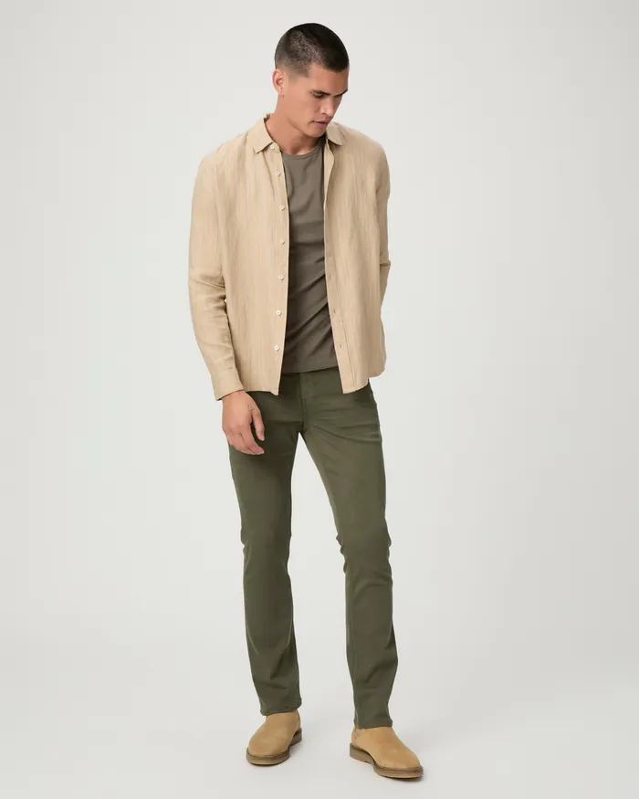 Transcend Federal Slim Straight Jean 8211 Aged Moss Denim PAIGE Men