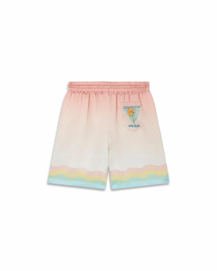 Trousers and Shorts Men Casablanca Paris Arts Club Silk Shorts