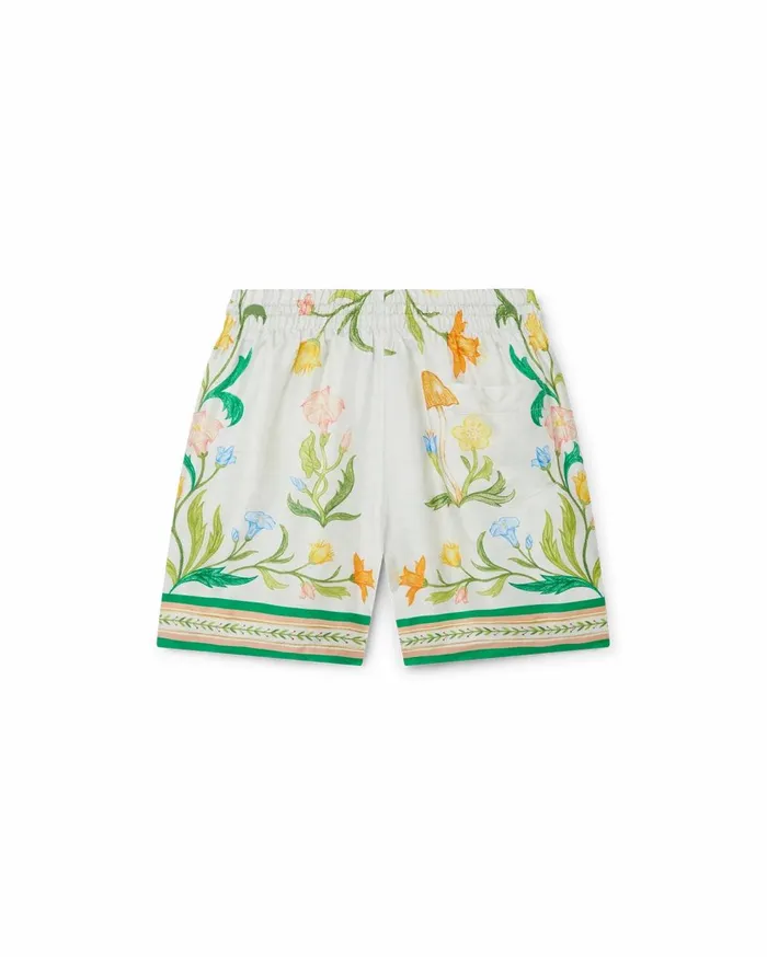 Trousers and Shorts Women Casablanca Paris L039Arche Fleurie Silk Shorts Trousers and Shorts Women Casablanca Paris L039Arche Fleurie Silk Shorts