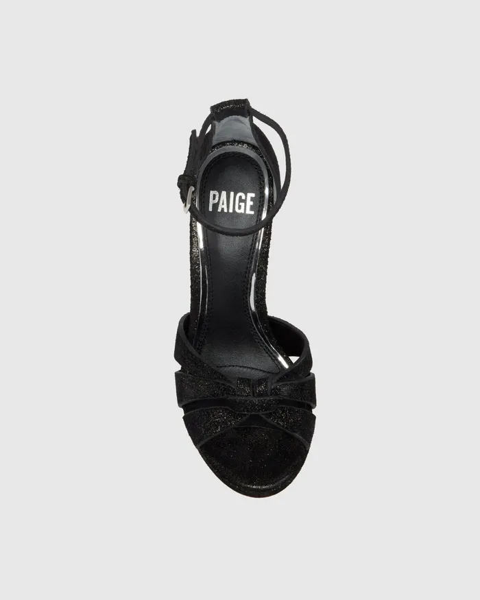Val Platform Sandal 8211 Black Leather Sandals PAIGE Women Val Platform Sandal 8211 Black Leather Sandals PAIGE Women