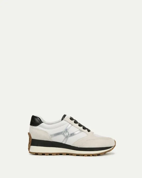 Valentina Sneaker Blackandsilver Women Veronica Beard Shoes