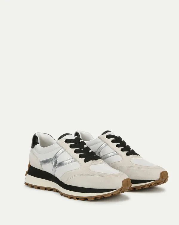 Valentina Sneaker Blackandsilver Women Veronica Beard Shoes Valentina Sneaker Blackandsilver Women Veronica Beard Shoes