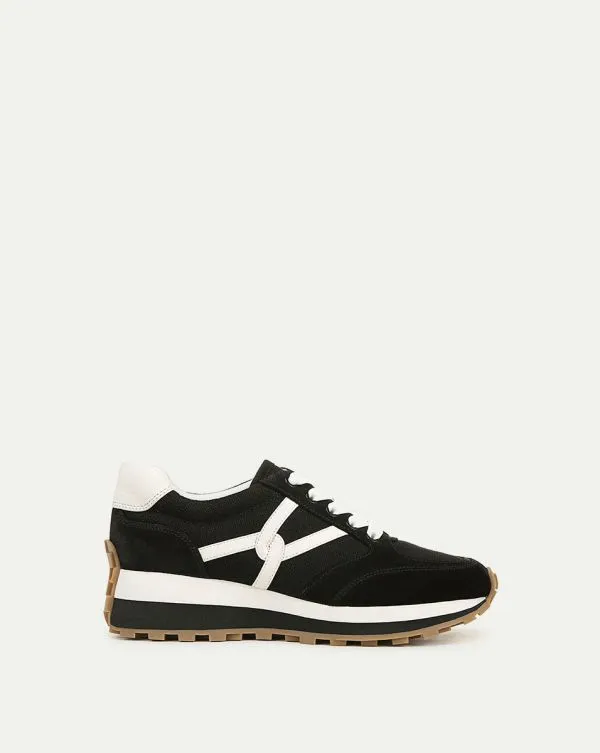 Valentina Sneaker Blackandwhite Women Veronica Beard Shoes