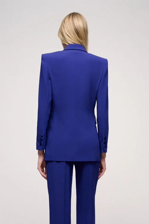 Vegetale Vegetale Bluette Women Jackets and Blazers Luisa Spagnoli Vegetale Vegetale Bluette Women Jackets and Blazers Luisa Spagnoli
