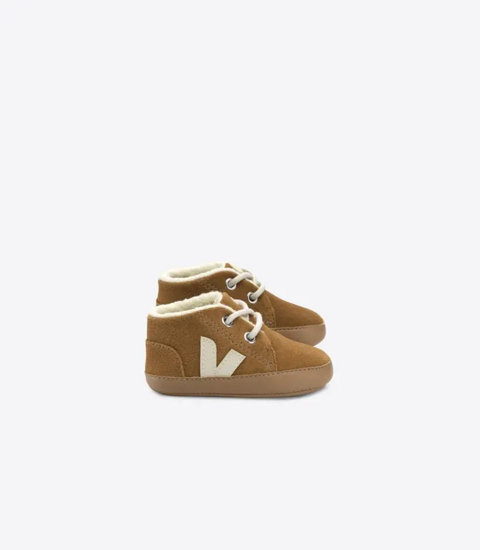 VEJA BABY FURED SUEDE CAMEL PIERRE Kids Baby