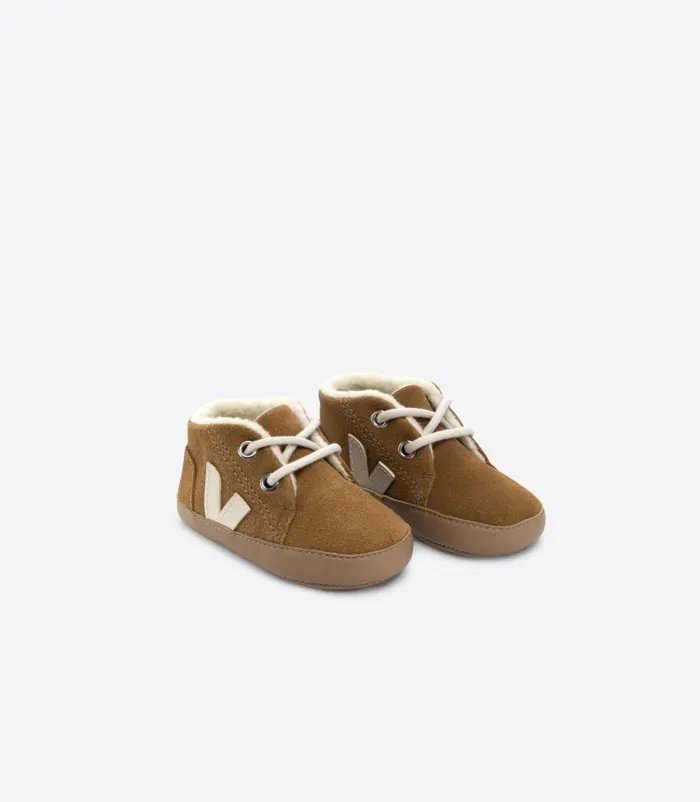 VEJA BABY FURED SUEDE CAMEL PIERRE Kids Baby