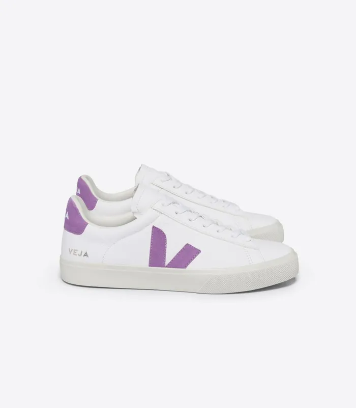 VEJA CAMPO CHROMEFREE LEATHER WHITE MULBERRY Women Campo