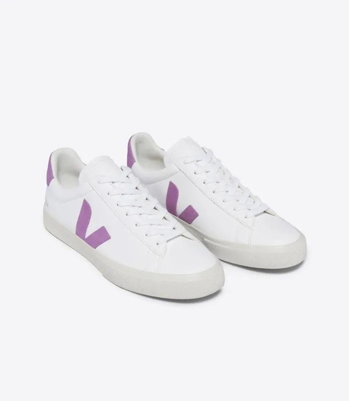 VEJA CAMPO CHROMEFREE LEATHER WHITE MULBERRY Women Campo