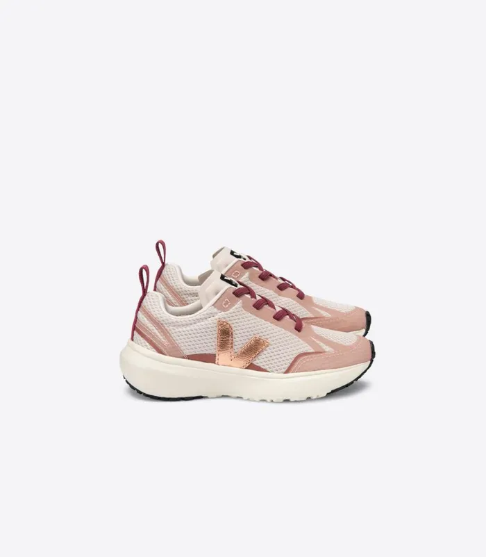 VEJA CANARY ELASTIC LACES ALVEOMESH NATURAL VENUS Kids Canary