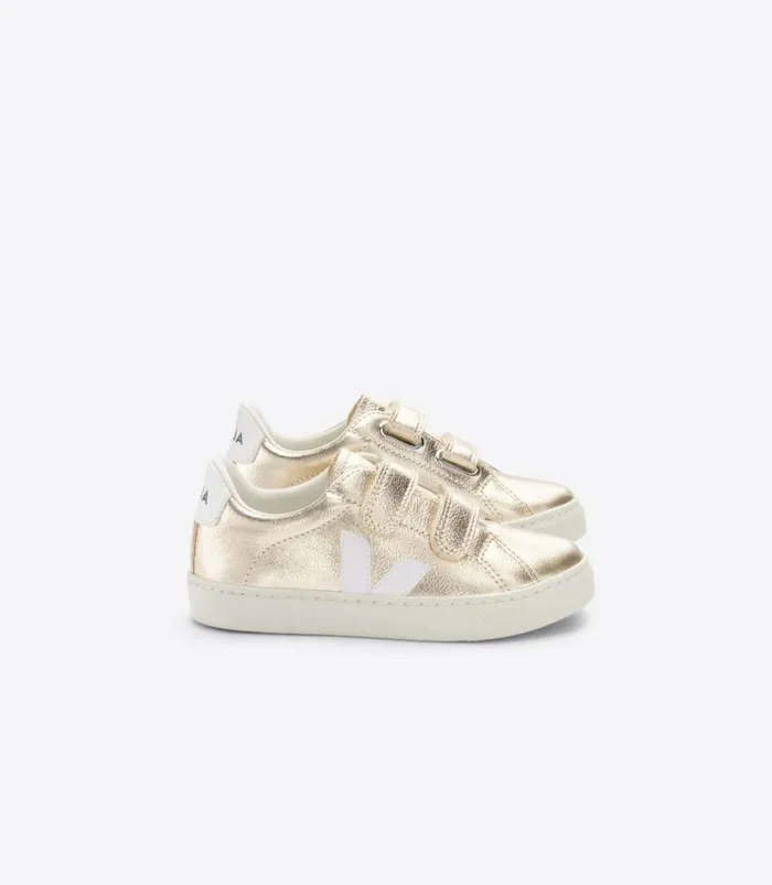 VEJA ESPLAR CHROMEFREE LEATHER PLATINE WHITE Kids Esplar