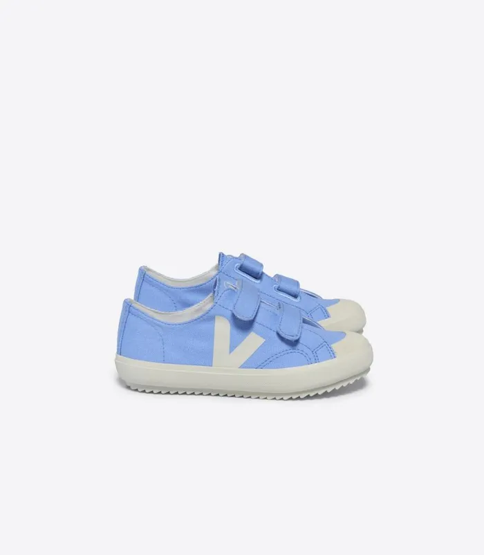 VEJA OLLIE CANVAS AQUA PIERRE Kids Ollie and Flip