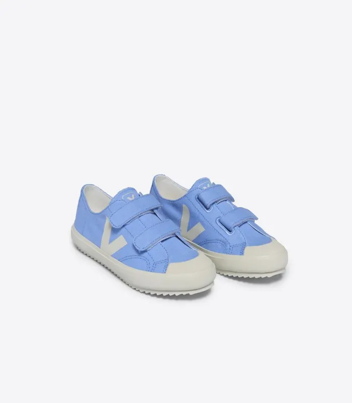 VEJA OLLIE CANVAS AQUA PIERRE Kids Ollie and Flip