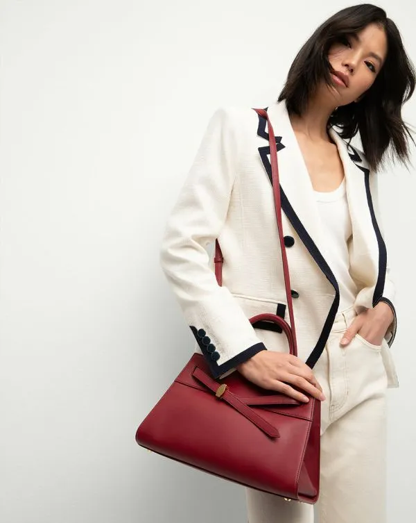 Veronica Beard Dash Bag Oxblood Women Veronica Beard Handbags Veronica Beard Dash Bag Oxblood Women Veronica Beard Handbags