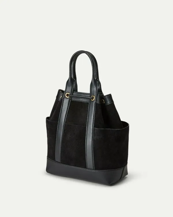 Veronica Beard Suede Goody Bag Black Women Veronica Beard Handbags Veronica Beard Suede Goody Bag Black Women Veronica Beard Handbags