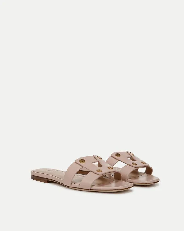 Via Slide Sandal Rose Women Veronica Beard Shoes