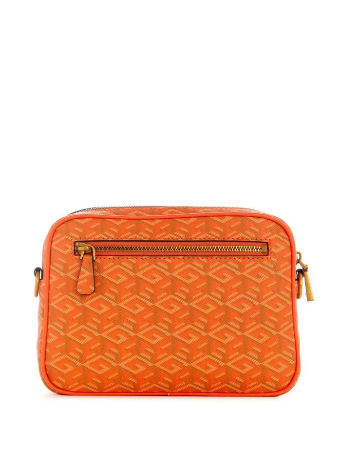 Vikky Camera Bag Orange Logo Handbags GUESS Women