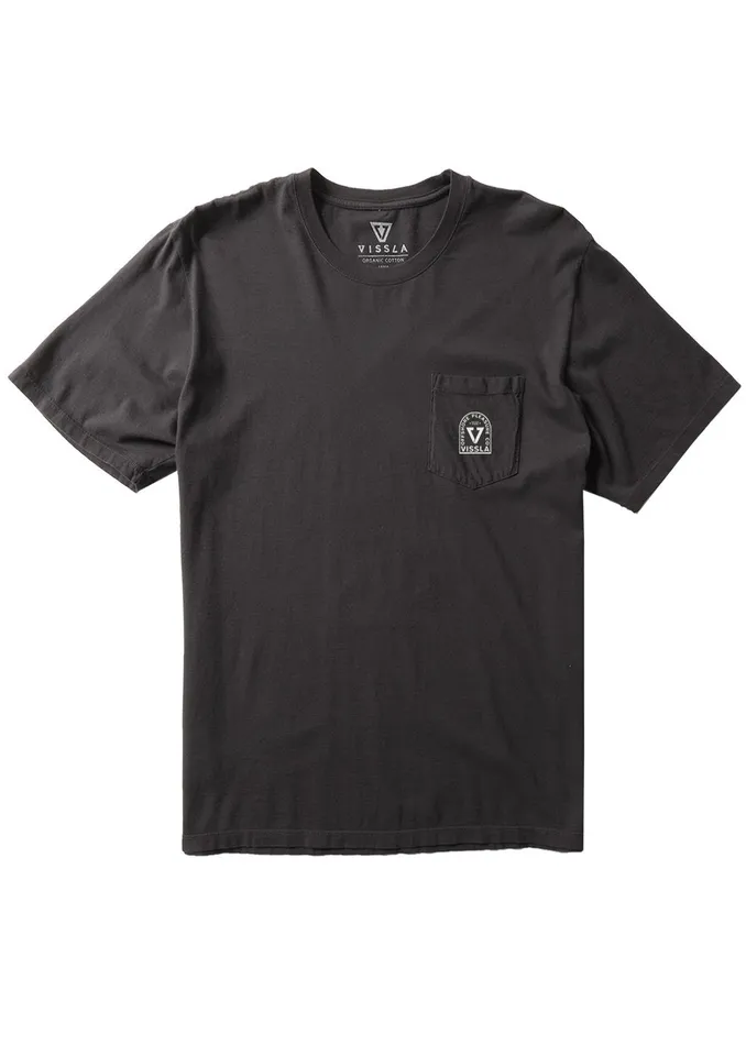 Vissla Offshore Pleasure Premium Pkt Tee Black Men Premium Tees Vissla Offshore Pleasure Premium Pkt Tee Black Men Premium Tees