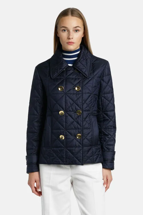 Vodka Vodka Blue Outerwear Luisa Spagnoli Women