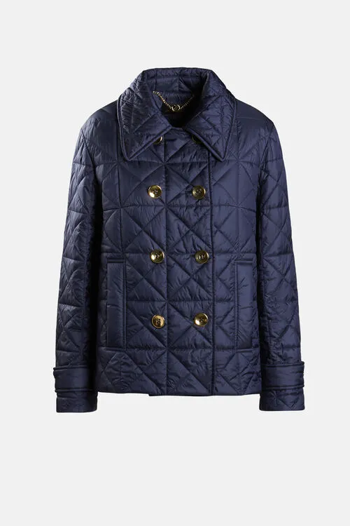 Vodka Vodka Blue Outerwear Luisa Spagnoli Women Vodka Vodka Blue Outerwear Luisa Spagnoli Women