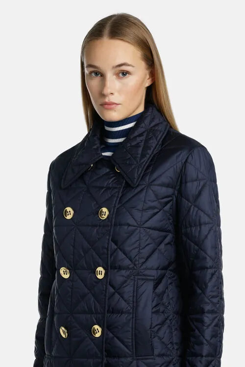 Vodka Vodka Blue Outerwear Luisa Spagnoli Women Vodka Vodka Blue Outerwear Luisa Spagnoli Women