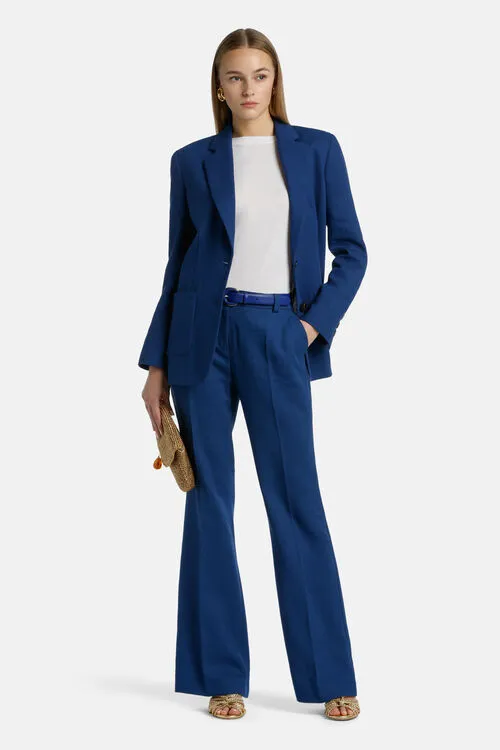 Vomano Vomano Bluette Jackets and Blazers Luisa Spagnoli Women