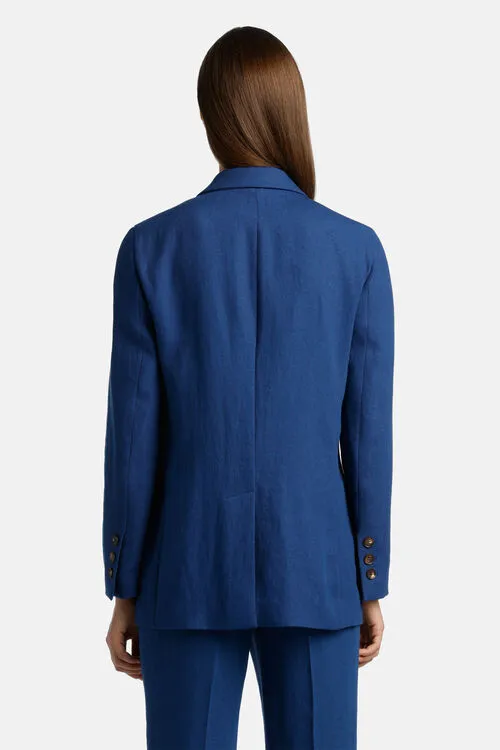 Vomano Vomano Bluette Jackets and Blazers Luisa Spagnoli Women