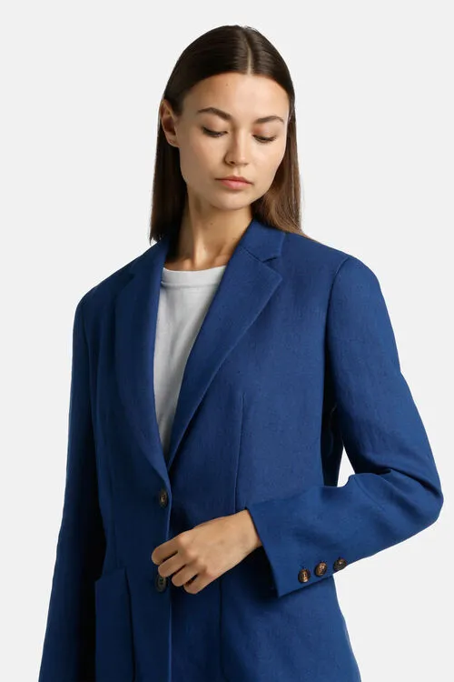 Vomano Vomano Bluette Jackets and Blazers Luisa Spagnoli Women