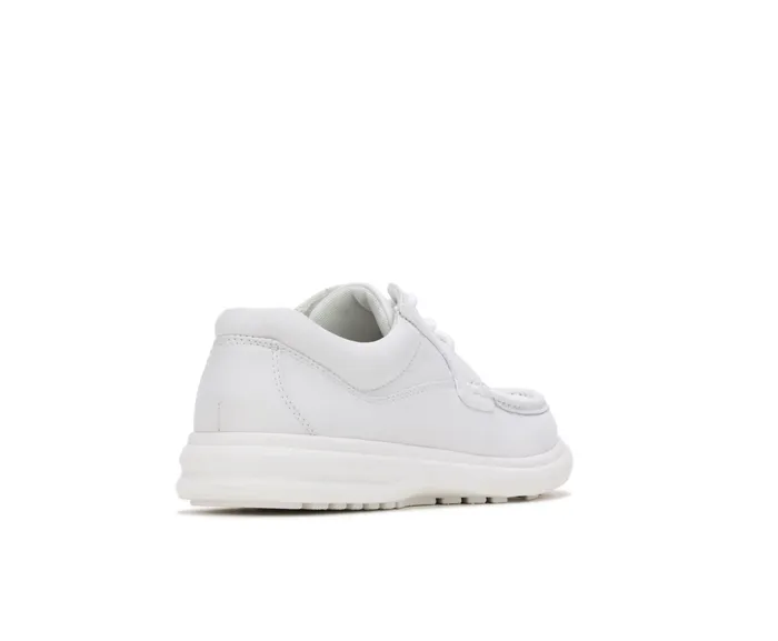 Walking Shoes Gus White Leather Hush Puppies Men Walking Shoes Gus White Leather Hush Puppies Men