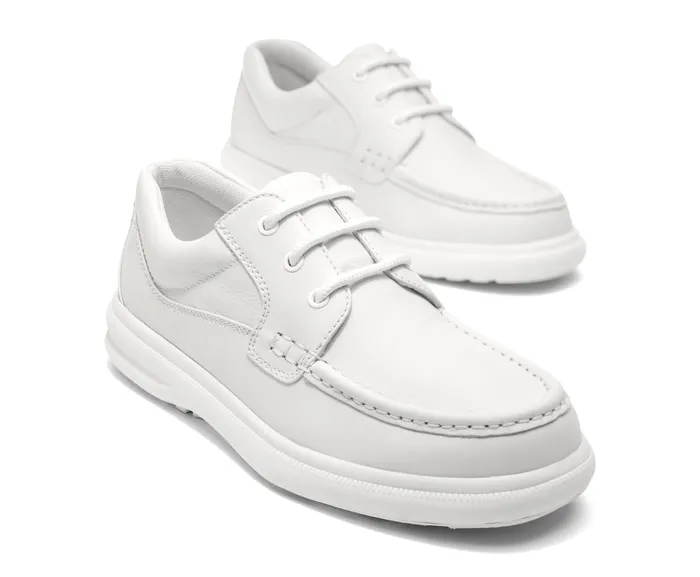 Walking Shoes Gus White Leather Hush Puppies Men Walking Shoes Gus White Leather Hush Puppies Men