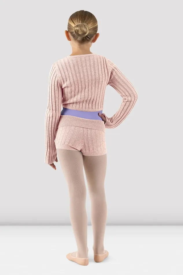 Warmups Girls Lily Knit Shorts Candy Pink Bloch Children Warmups Girls Lily Knit Shorts Candy Pink Bloch Children