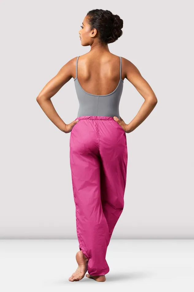 Warmups Ladies Ripstop Pants Raspberry Bloch Adult