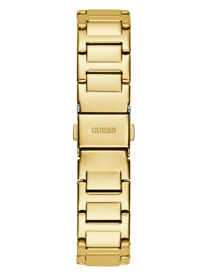 Watches Clash GoldTone Analog Watch Gold 8211 GUESS Women