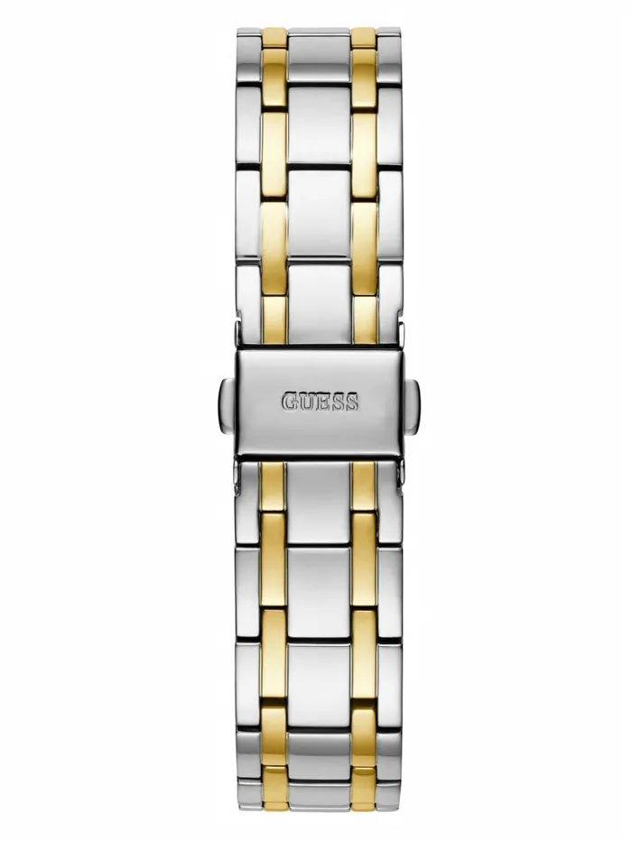 Watches GUESS Women TwoTone Analog Watch SilverGold Watches GUESS Women TwoTone Analog Watch SilverGold