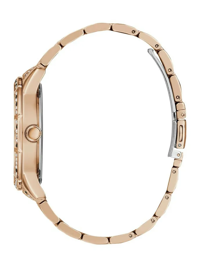 Watches Women GUESS Rose GoldTone Multifunction Watch Rose Gold Watches Women GUESS Rose GoldTone Multifunction Watch Rose Gold