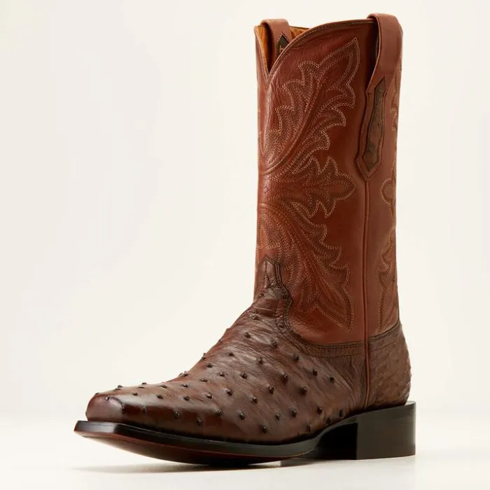 Western Boots Men Ariat Bench Made Stilwell Western Boot Bourbon Full Quill Ostrich Western Boots Men Ariat Bench Made Stilwell Western Boot Bourbon Full Quill Ostrich
