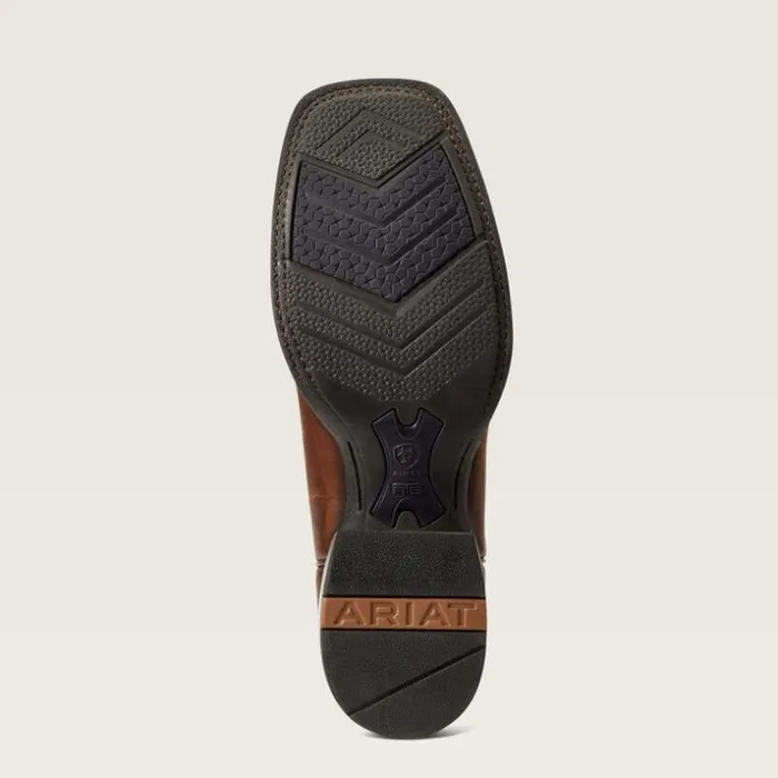 Western Boots Men Ariat Brushrider Western Boot Penny Brown