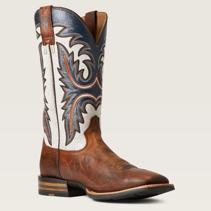 Western Boots Men Ariat Brushrider Western Boot Penny Brown
