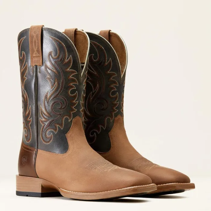 Western Boots Men Ariat Lasco Ultra Western Boot Light Tan
