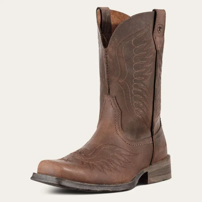 Western Boots Men Ariat Rambler Phoenix Western Boot Distressed Brown