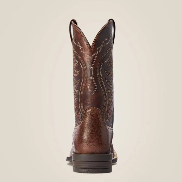 Western Boots Men Ariat Reckoning Western Boot Dark Tabac Smooth Quill Ostric