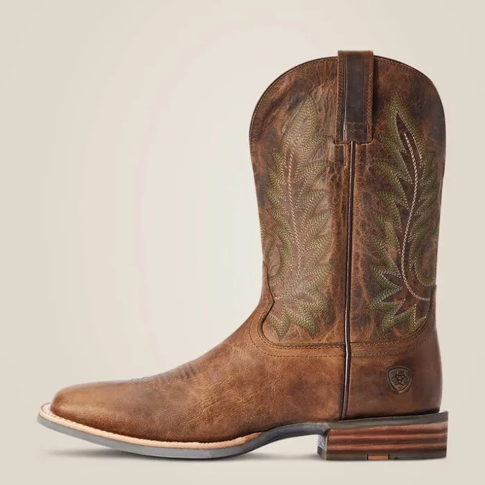 Western Boots Men Ariat Ridin High Western Boot Pecan Brown Western Boots Men Ariat Ridin High Western Boot Pecan Brown