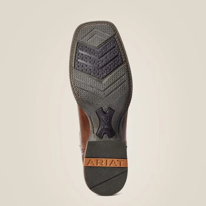 Western Boots Men Ariat Ridin High Western Boot Pecan Brown Western Boots Men Ariat Ridin High Western Boot Pecan Brown