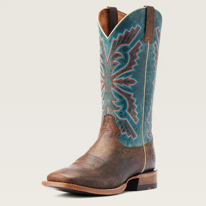 Western Boots Men Ariat Sting Western Boot Burnt Brown