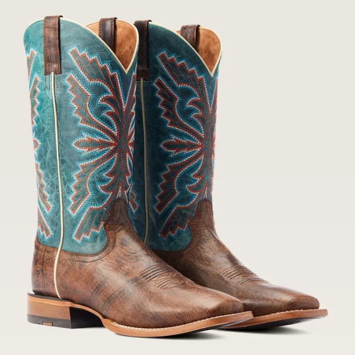 Western Boots Men Ariat Sting Western Boot Burnt Brown