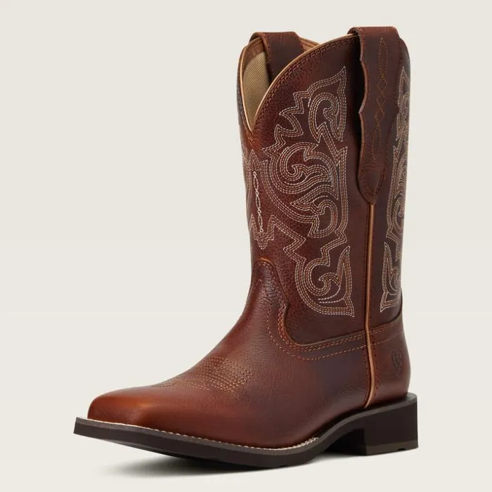 Western Boots Women Ariat Delilah StretchFit Western Boot Spiced Cider