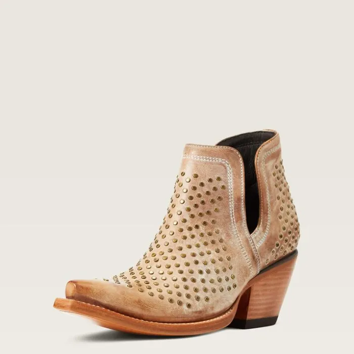 Western Boots Women Ariat Dixon Studs Western Boot Old West Tan