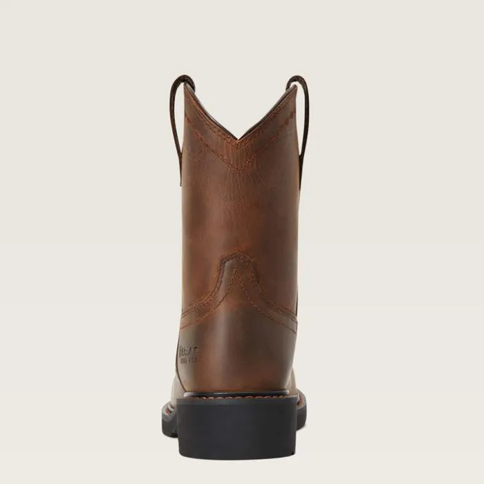 Western Boots Women Ariat Fatbaby Work PullOn Steel Toe Work Boot Distressed Brown Western Boots Women Ariat Fatbaby Work PullOn Steel Toe Work Boot Distressed Brown