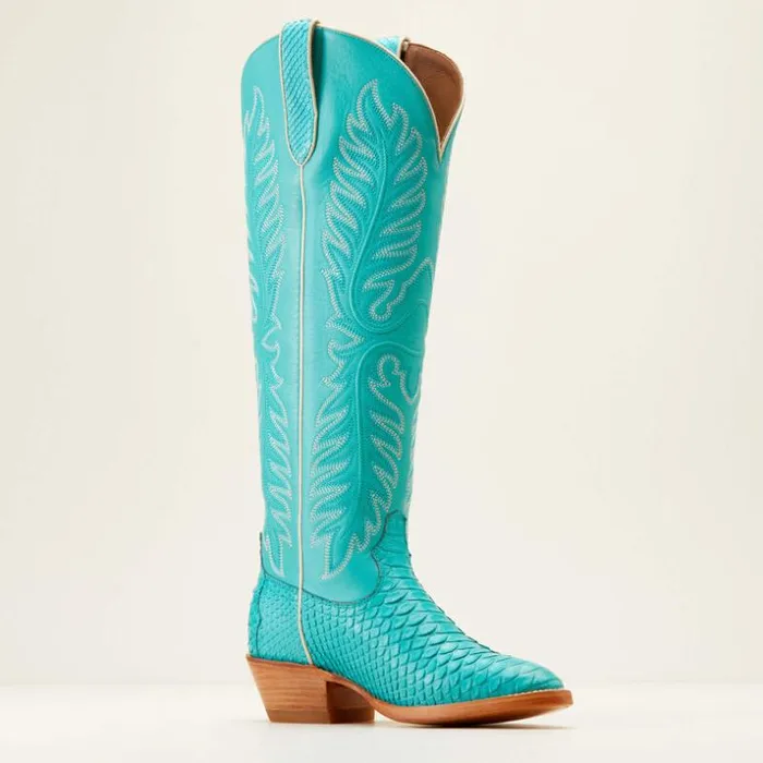 Western Boots Women Ariat Sterling Margot StretchFit Western Boot Blue Oasis Pythonsantorini Western Boots Women Ariat Sterling Margot StretchFit Western Boot Blue Oasis Pythonsantorini