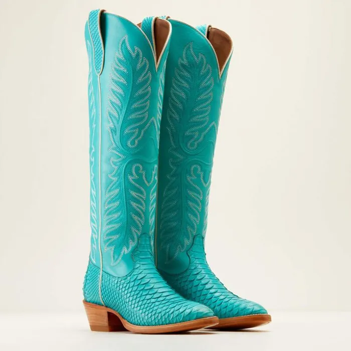 Western Boots Women Ariat Sterling Margot StretchFit Western Boot Blue Oasis Pythonsantorini Western Boots Women Ariat Sterling Margot StretchFit Western Boot Blue Oasis Pythonsantorini