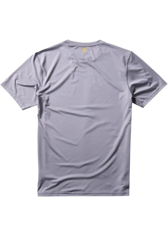Wetsuit Tops and Lycra Easy Seas Eco Short Sleeve Lycra Rash Guard GREY Vissla Men Wetsuit Tops and Lycra Easy Seas Eco Short Sleeve Lycra Rash Guard GREY Vissla Men